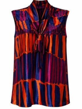 Vintage Silky Sleeveless Top by D. Rodriguez